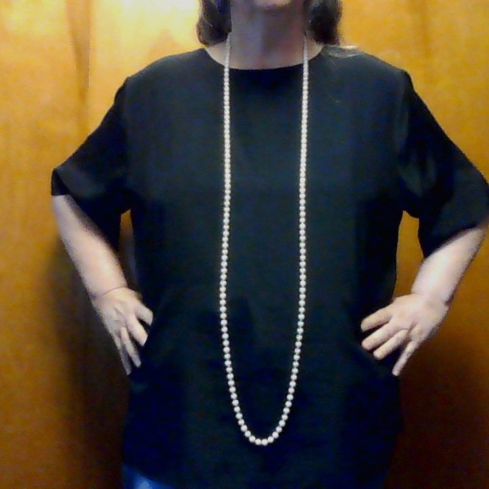 Long Pearly Necklace